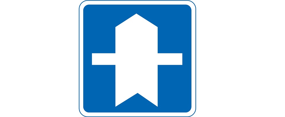 優先道路標識